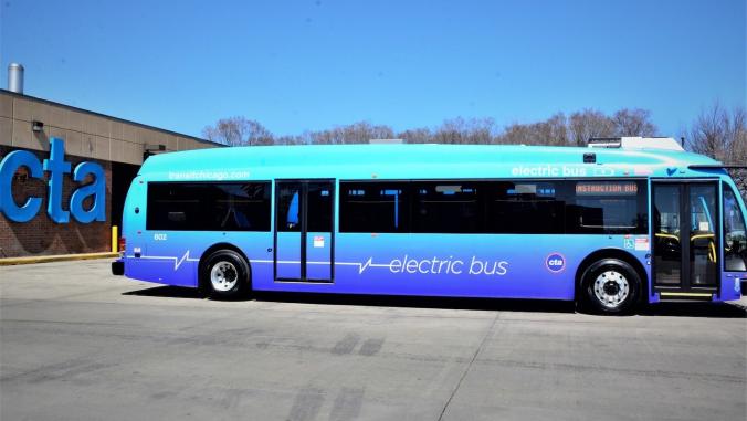 The Chicago Transit Authority began testing Proterra electric buses in 2021.