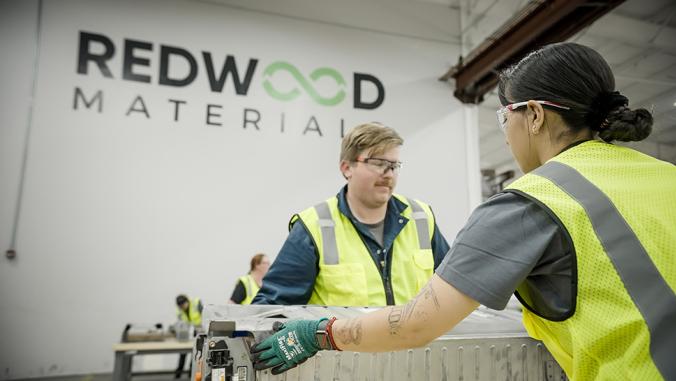 Redwood Materials workers